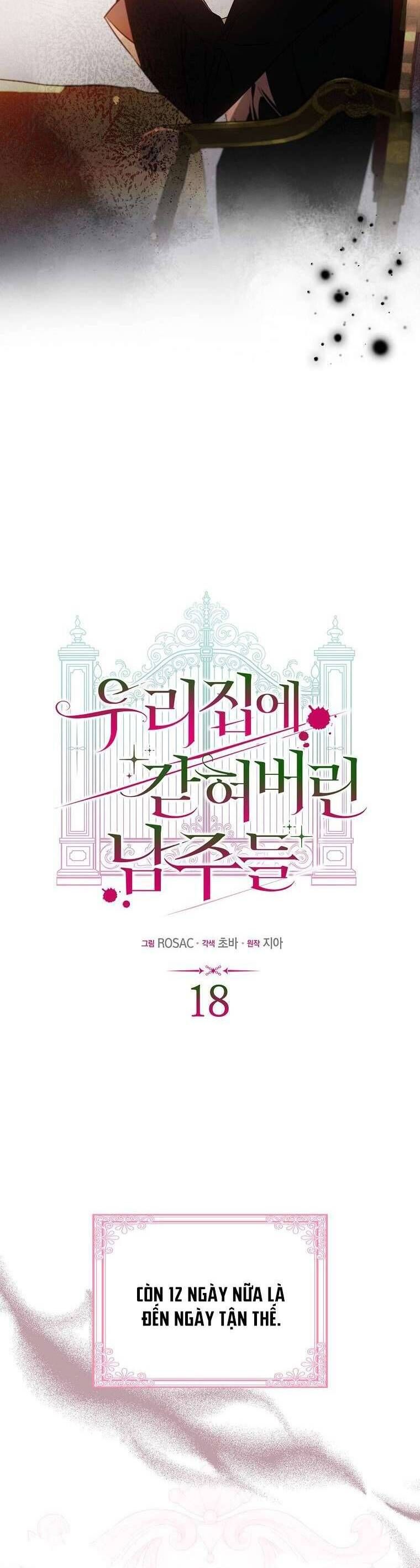 Các Nam Chính Bị Mắc Kẹt Trong Nhà Tôi - Chapter 18 - Page 12