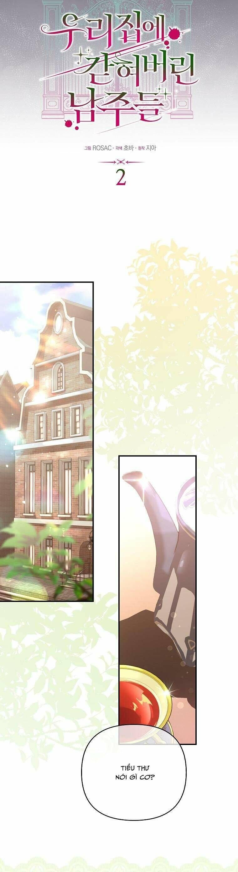 Các Nam Chính Bị Mắc Kẹt Trong Nhà Tôi - Chapter 2 - Page 4