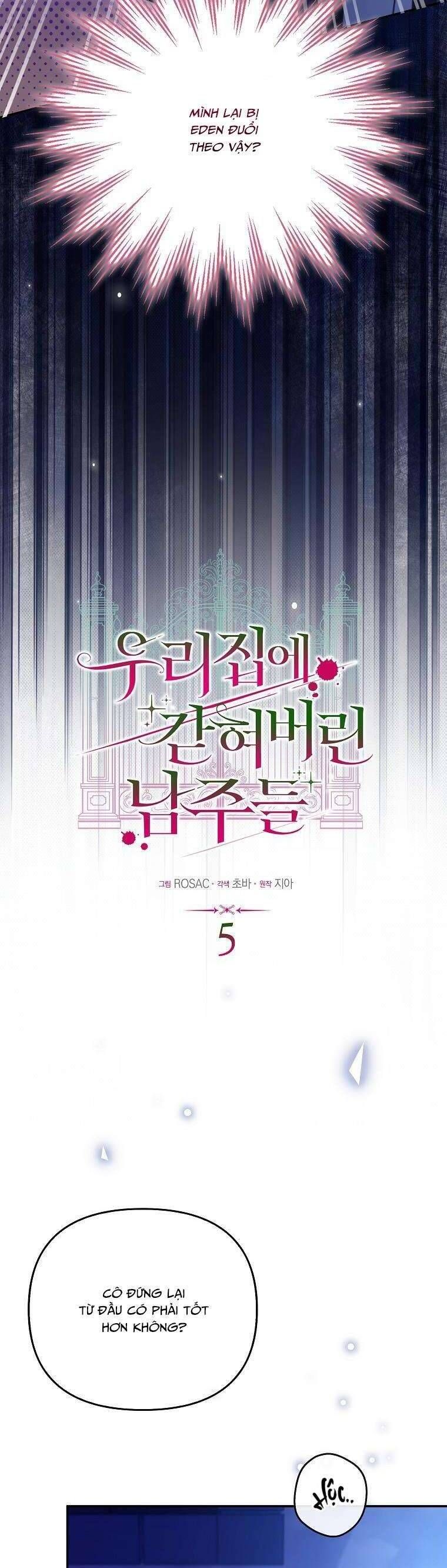 Các Nam Chính Bị Mắc Kẹt Trong Nhà Tôi - Chapter 5 - Page 3