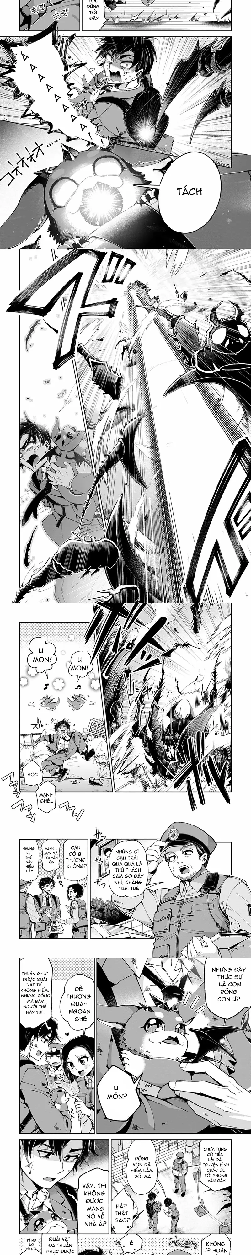 Shachiku No Ore, Dragon Ni Idakaretanode Pet Haishin Wo Hajimemasu Chibi Ko Dragon To Monster Bokujo Life - Chapter 1 - Page 3