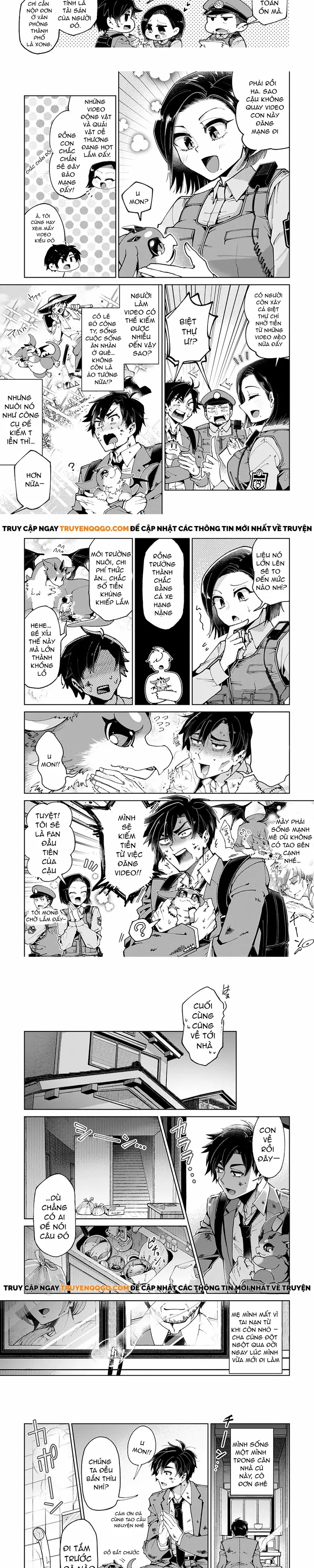 Shachiku No Ore, Dragon Ni Idakaretanode Pet Haishin Wo Hajimemasu Chibi Ko Dragon To Monster Bokujo Life - Chapter 1 - Page 4