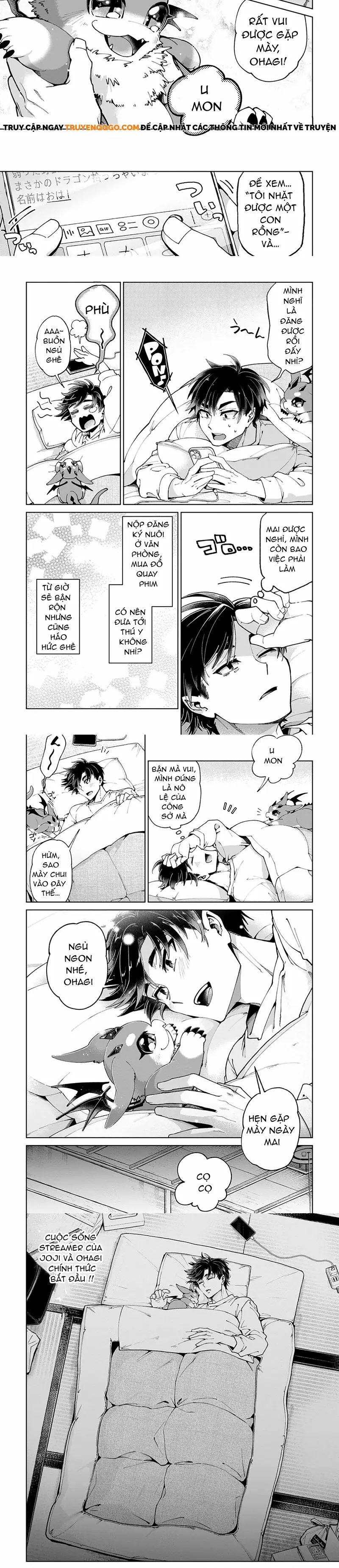 Shachiku No Ore, Dragon Ni Idakaretanode Pet Haishin Wo Hajimemasu Chibi Ko Dragon To Monster Bokujo Life - Chapter 1 - Page 7