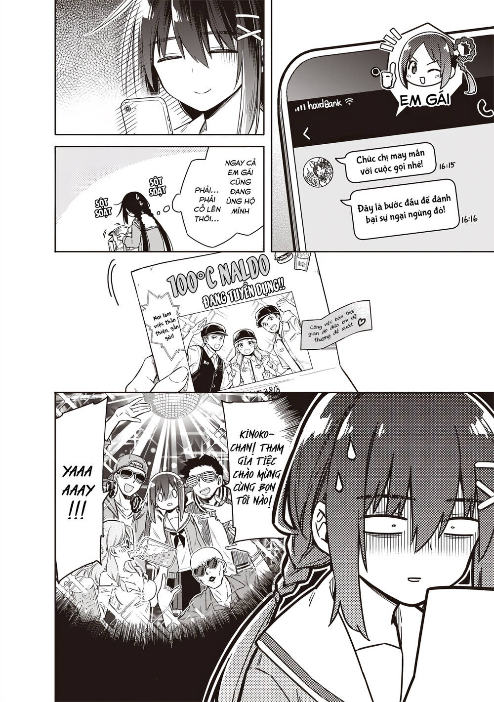 Tokyo Kinoko: Nữ Sinh Trung Học Mạnh Nhất Thế Giới Với Kĩ Năng Giao Tiếp Cực Tệ - Chapter 1 - Page 9