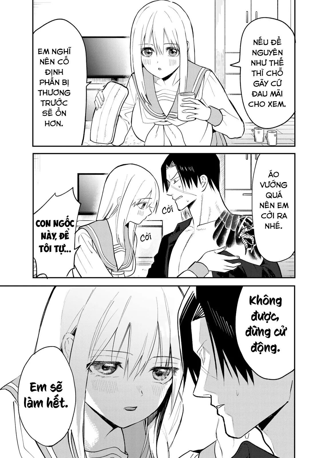 Để Em Băng Bó Cho Anh Nhé? - Kizuguchi To Houtai - Chapter 13 - Page 4