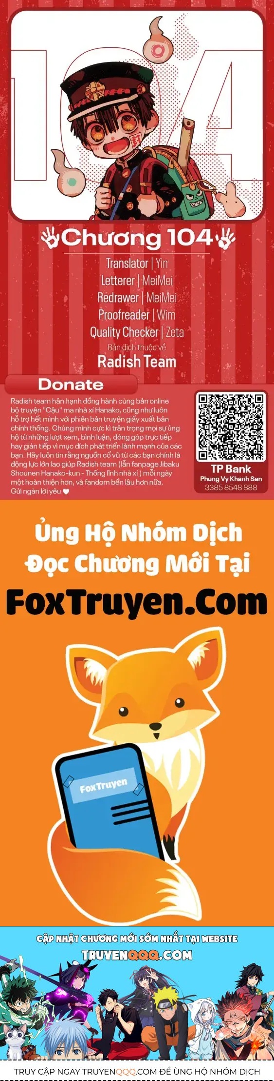 Hanako-kun nhà xí - Chapter 104 - Page 16