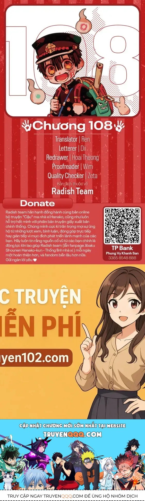 Hanako-kun nhà xí - Chapter 108 - Page 22