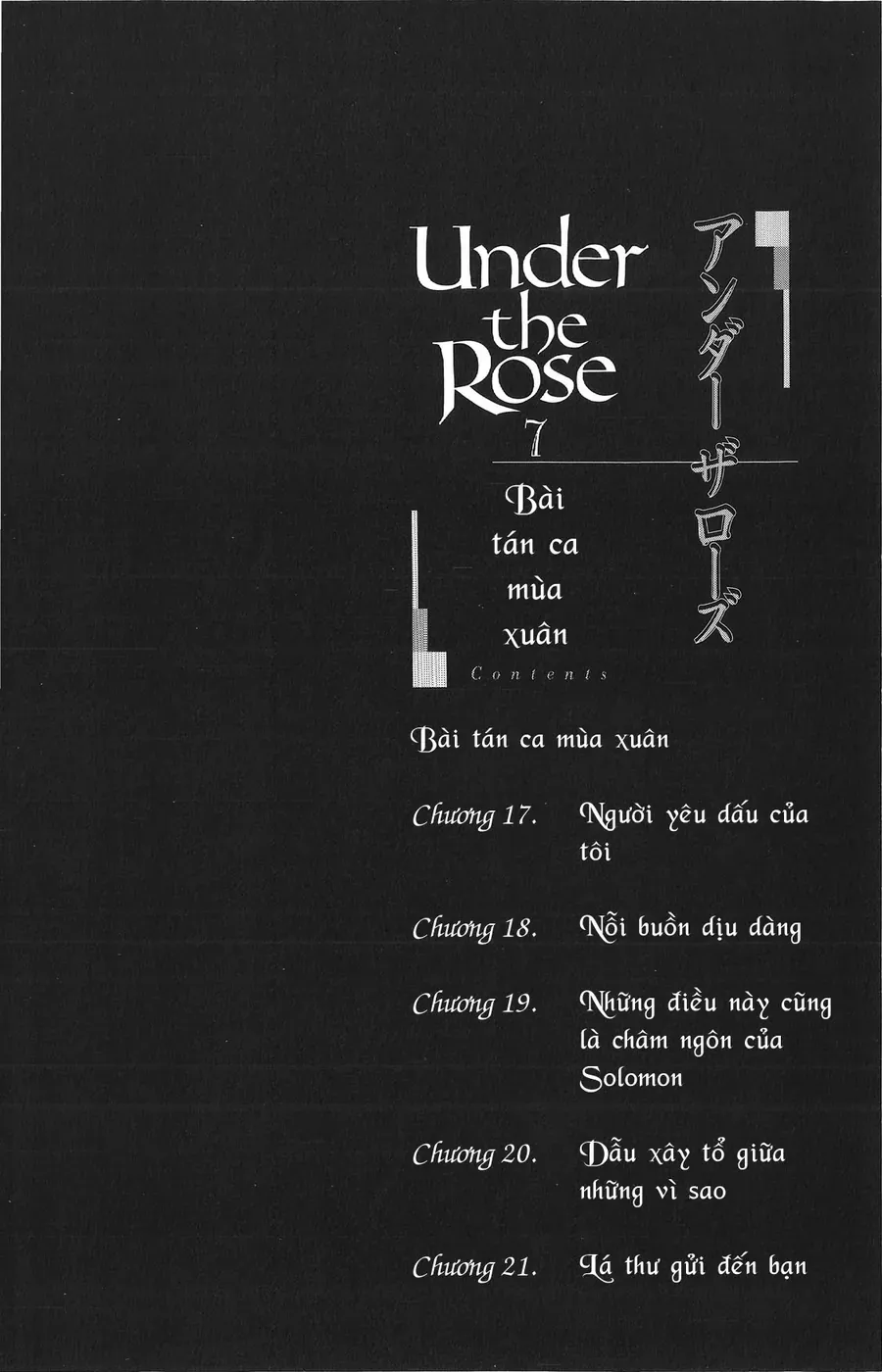 Under The Rose - Phần Truyện Mùa Xuân - Chapter 17 - Page 4