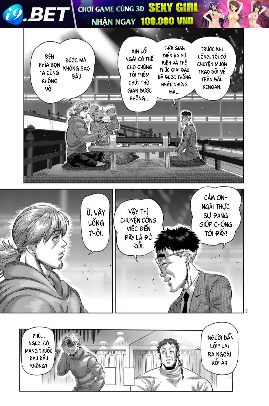 Kengan Ashura Phần 2 - Chapter 253 - Page 3