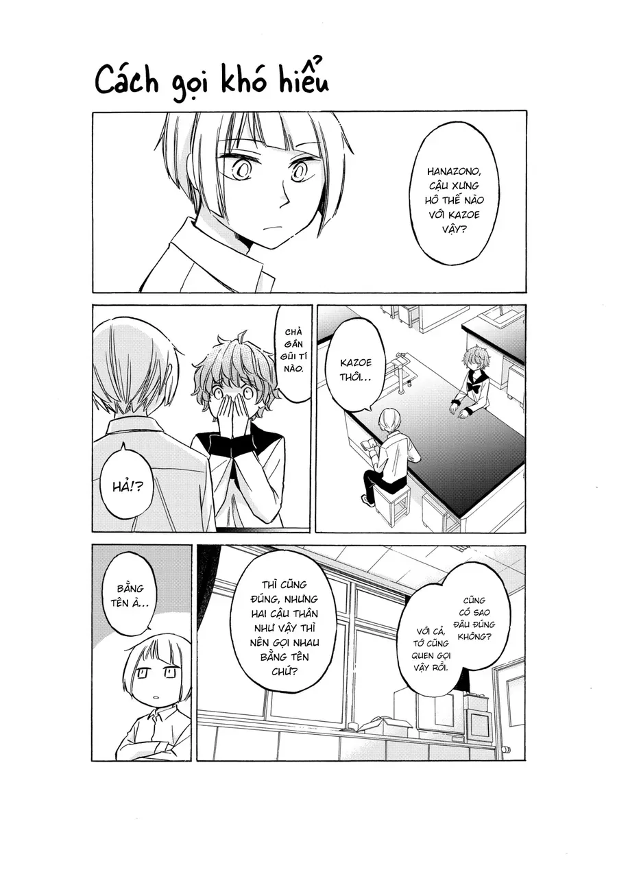Những Cuộc Gặp Gỡ Kỳ Lạ Sau Giờ Học Của Hanazono Và Kazoe - Chapter 32 - Page 16