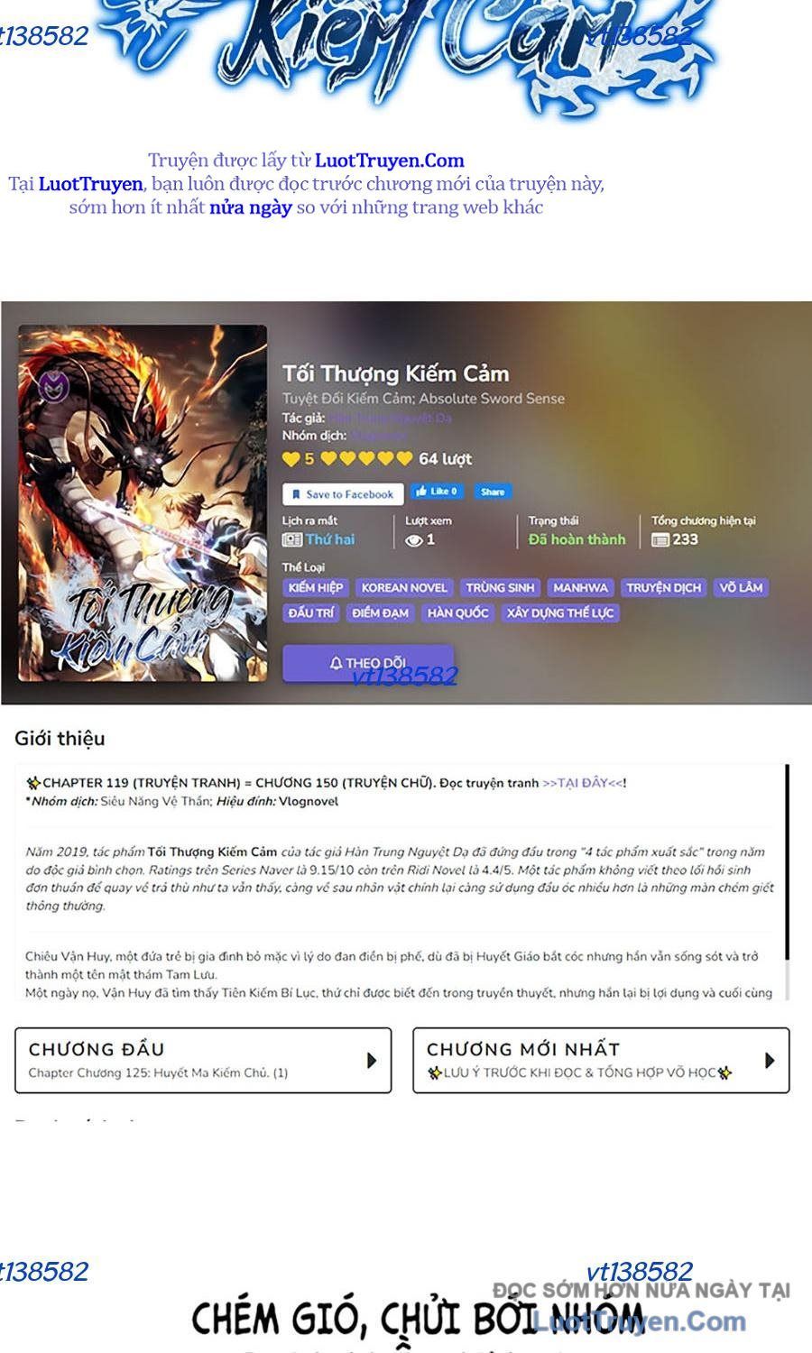 Tuyệt Đối Kiếm Cảm - Chapter 156 - Page 136