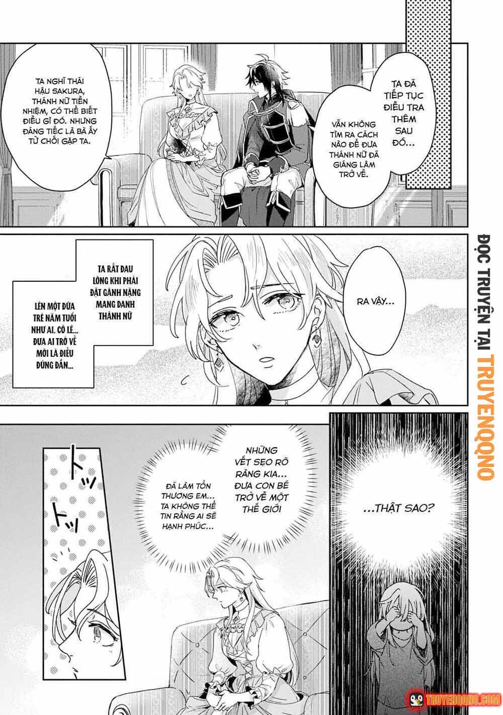 Vì Thánh Nữ Sắp Đến Nên Ta Không Yêu Nàng, Nhưng Hóa Ra Thánh Nữ Mới 5 Tuổi Nên Ta Sẽ Cưng Chiều Hết Mực!! - Chapter 1.2 - Page 12