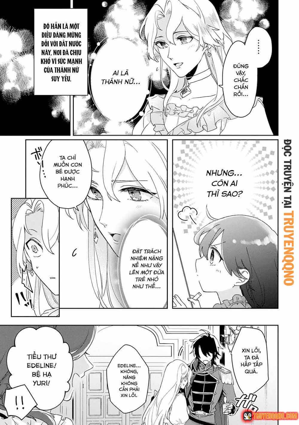 Vì Thánh Nữ Sắp Đến Nên Ta Không Yêu Nàng, Nhưng Hóa Ra Thánh Nữ Mới 5 Tuổi Nên Ta Sẽ Cưng Chiều Hết Mực!! - Chapter 1.2 - Page 22