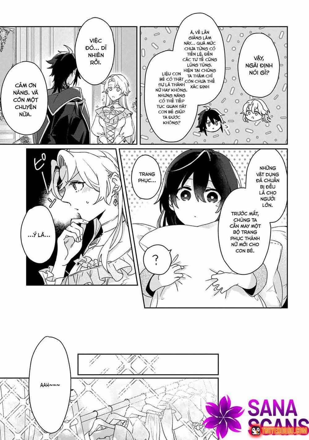 Vì Thánh Nữ Sắp Đến Nên Ta Không Yêu Nàng, Nhưng Hóa Ra Thánh Nữ Mới 5 Tuổi Nên Ta Sẽ Cưng Chiều Hết Mực!! - Chapter 1.2 - Page 8