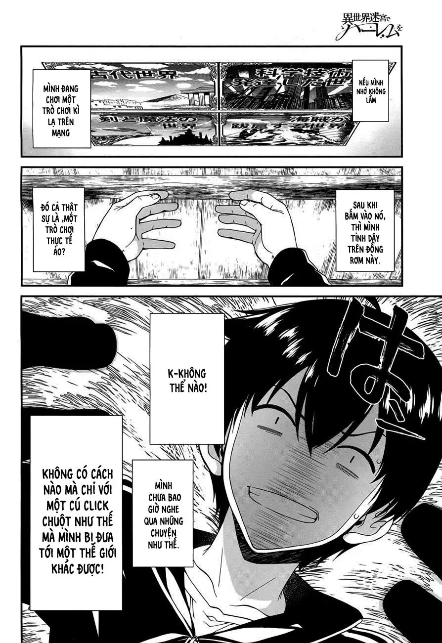 Isekai Meikyuu De Harem Wo - Chapter 1 - Page 5