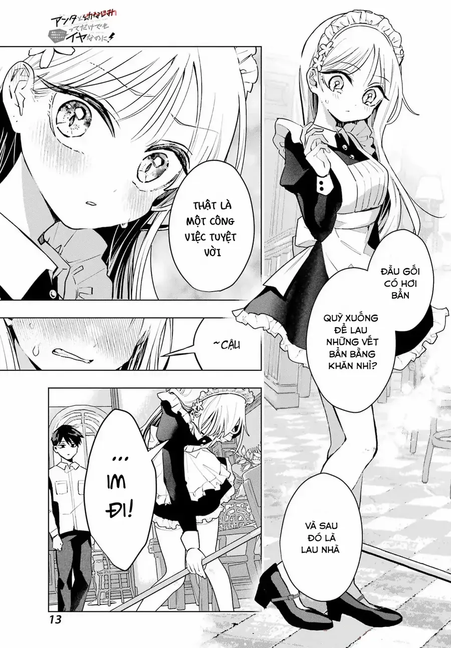 Anta To Osananajimi Tte Dake Demo Iya Nanoni!: Zekkou Kara Hajimaru S-Kyuu Bishoujo To No Gakuen Nariagari Seikatsu - Chapter 6 - Page 8