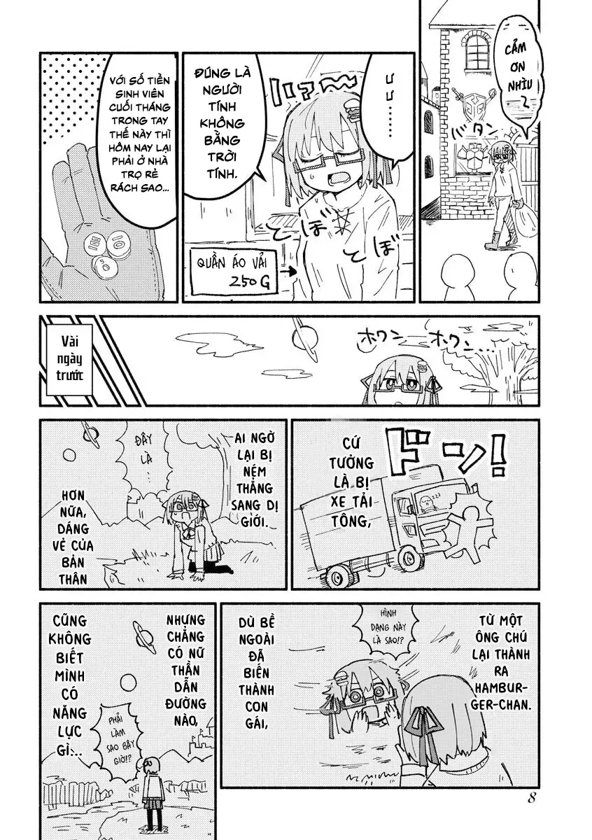 Hundred Burger-Chan Isekai Tensei Enikki - Chapter 1 - Page 9