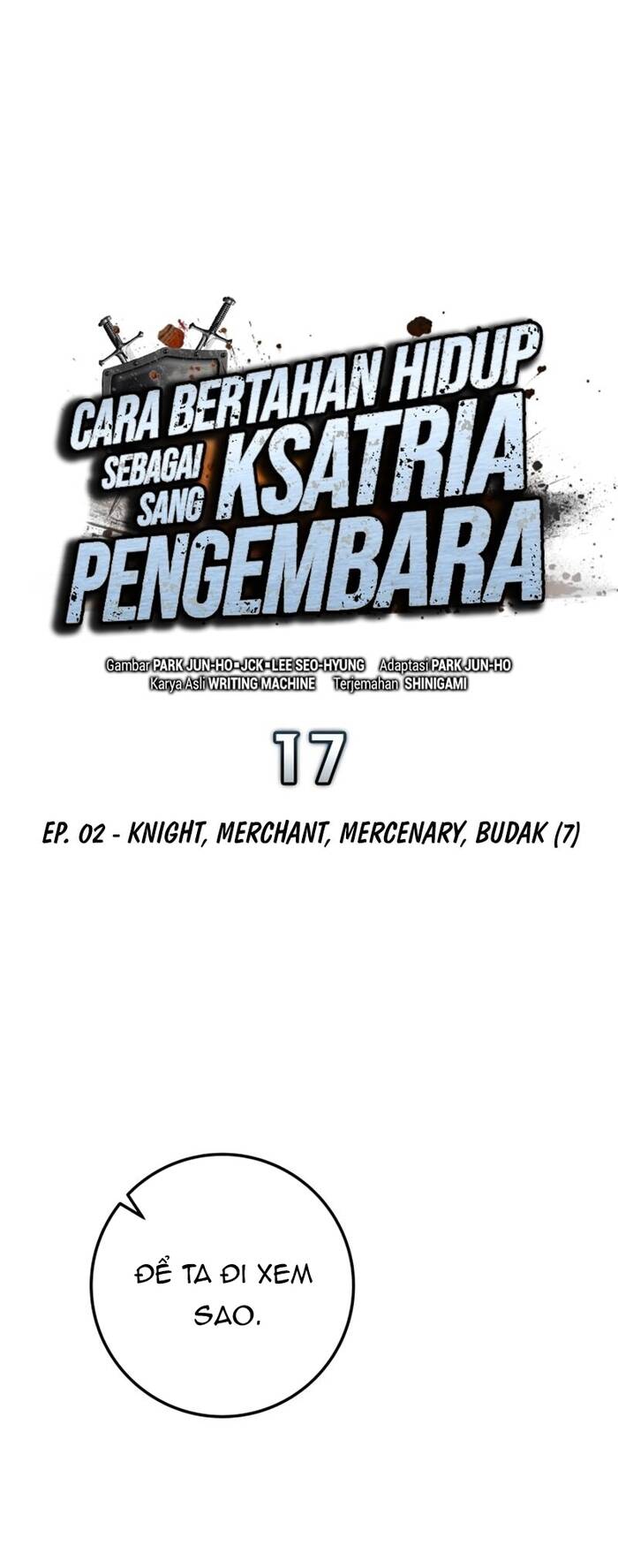 Cẩm Nang Sinh Tồn Của Kỵ Sĩ Lang Thang - Chapter 17 - Page 3