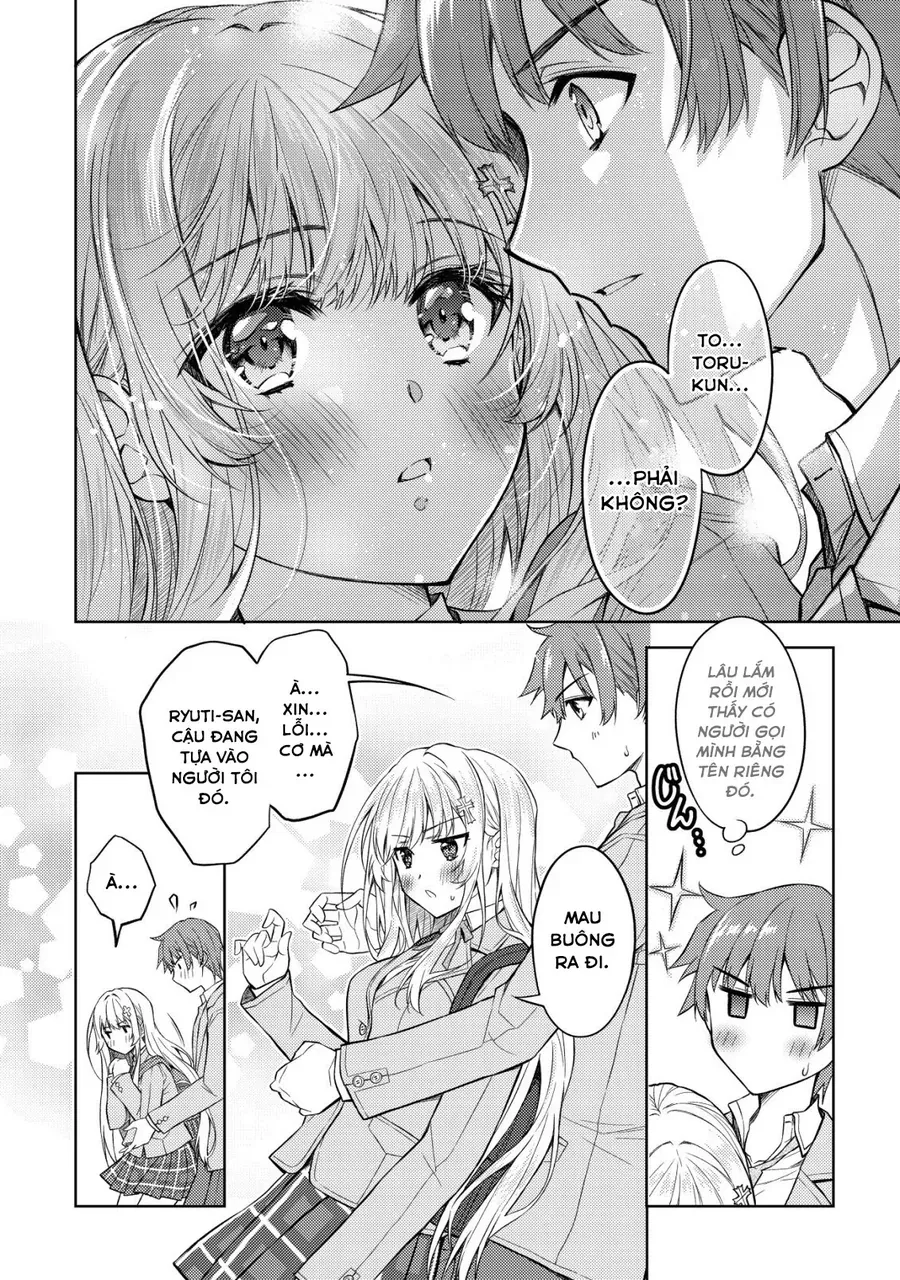 Tsundere Hokuou Bishoujo No Classmate Ga, Kon'yakusha Ni Natta Totan Ni Dere Ippentou Ni Natteshimatta Ken Ni Tsuite - Chapter 1 - Page 9