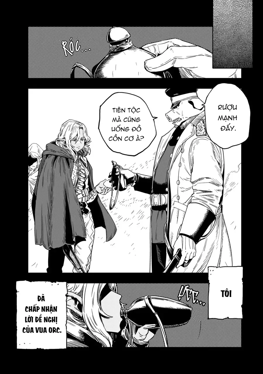 Orcsen Oukokushi ~Yaban Na Orc No Kuni Wa, Ikanishite Heiwa Na Elf No Kuni Wo Yakiharau Ni Itatta Ka~ - Chapter 1 - Page 44