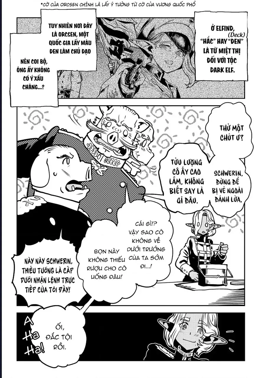 Orcsen Oukokushi ~Yaban Na Orc No Kuni Wa, Ikanishite Heiwa Na Elf No Kuni Wo Yakiharau Ni Itatta Ka~ - Chapter 4 - Page 34