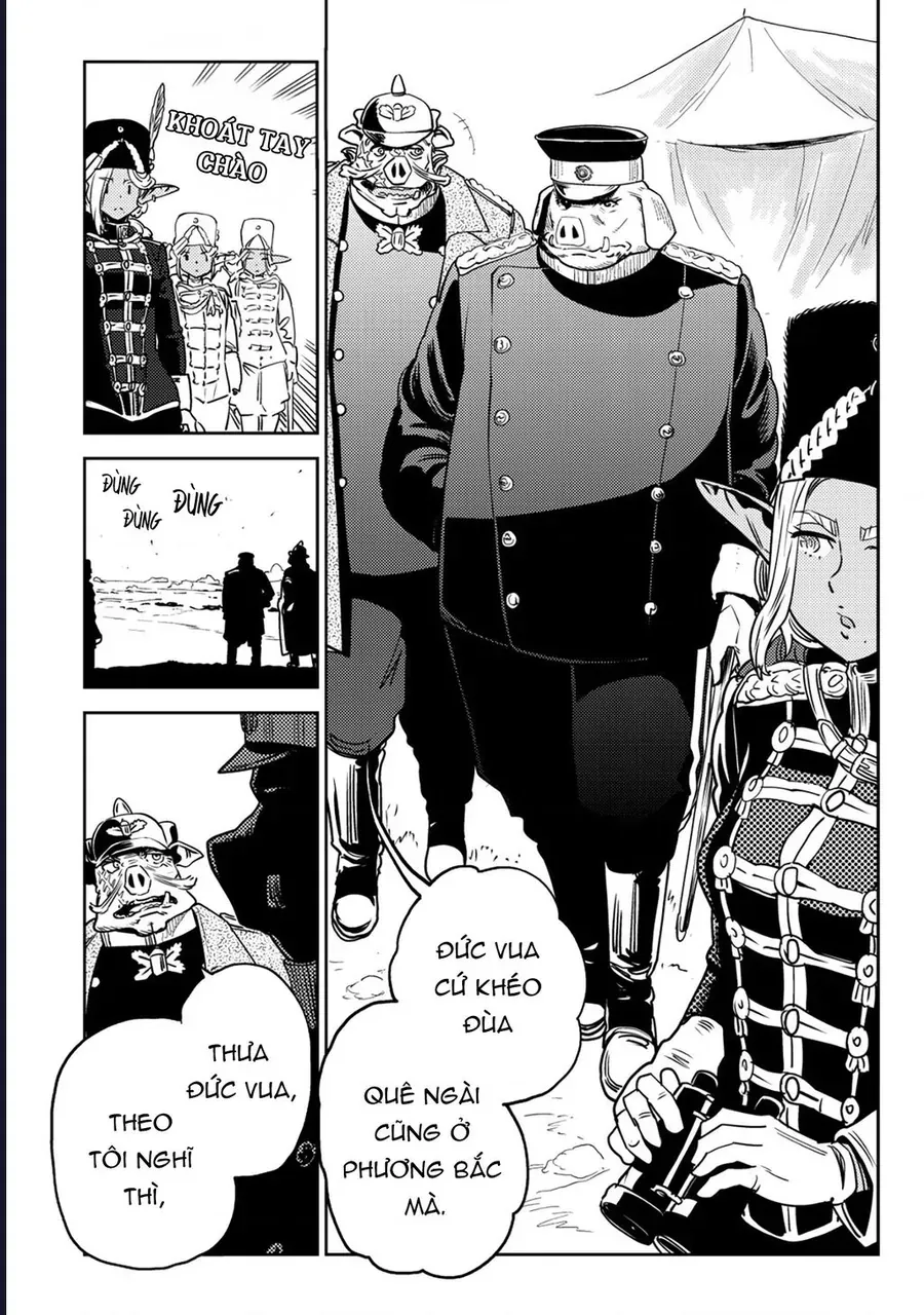 Orcsen Oukokushi ~Yaban Na Orc No Kuni Wa, Ikanishite Heiwa Na Elf No Kuni Wo Yakiharau Ni Itatta Ka~ - Chapter 4 - Page 61