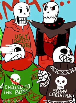 Christmas party AU comic undertale Christmas party AU comic undertale - Ảnh bìa truyện tranh