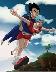 Chuyện tình Bulma và Vegeta Chuyện tình Bulma và Vegeta - Ảnh bìa truyện tranh