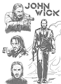 John Wick - Ảnh bìa truyện tranh
