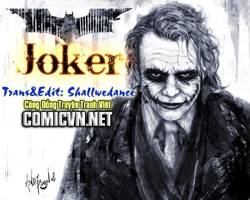 Joker 2008 - Ảnh bìa truyện tranh