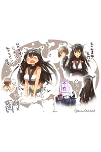 image The Nagato that becomes an idiot when no-one's around to see her- Kantai Collection
