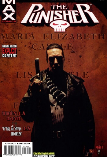 image The Punisher: Trên là Dưới &amp; Trắng là Đen